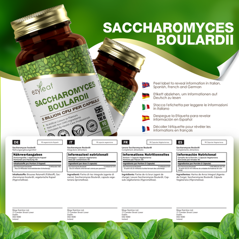 Saccharomyces Boullardi 5 Billion CFU 90 Vegan Capsules