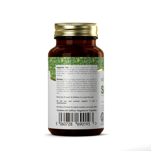 Saffron 200mg 60 Vegan Capsules