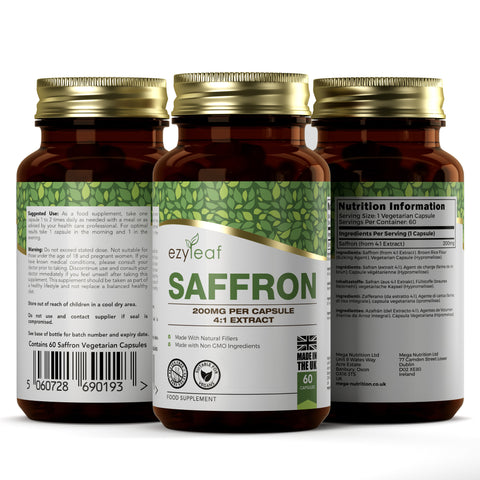 Saffron 200mg 60 Vegan Capsules