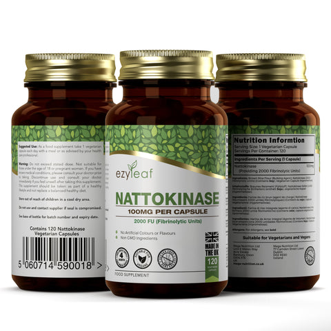 Nattokinase 100mg 120 Vegan Capsules