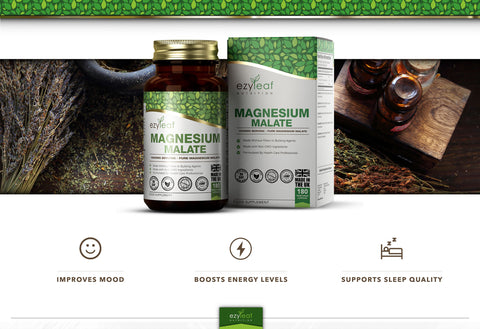 Magnesium Malate 500g 180 Vegan Capsules