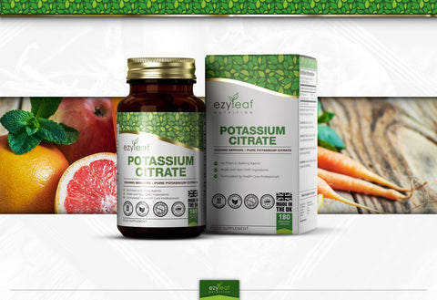 Potassium Citrate 500mg 180 Vegan Capsules