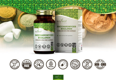 Saccharomyces Boullardi 5 Billion CFU 90 Vegan Capsules