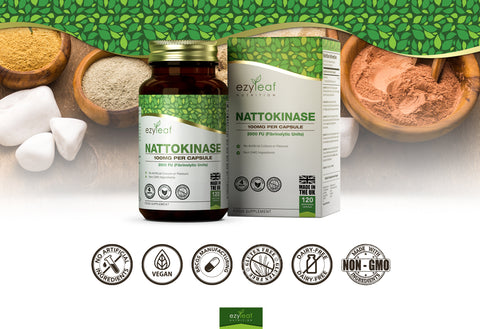 Nattokinase 100mg 120 Vegan Capsules