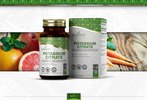 Potassium Citrate 500mg 180 Vegan Capsules