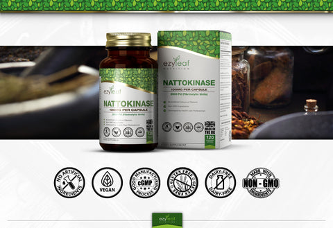 Nattokinase 100mg 120 Vegan Capsules
