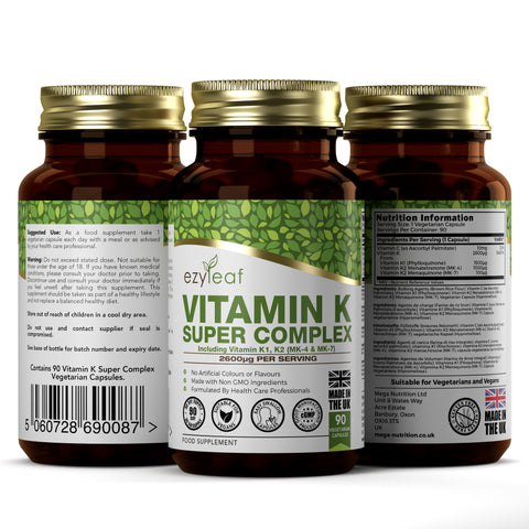 Vitamin K Super Complex 90 Vegan Capsules