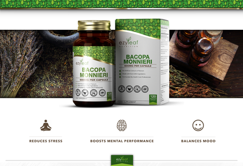 Bacopa Monnieri 500mg 120 Vegan Capsules