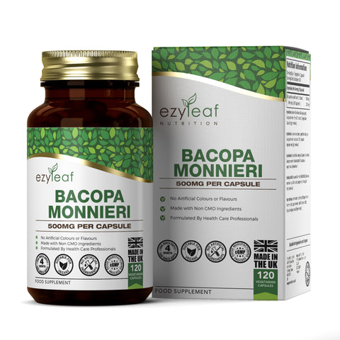Bacopa Monnieri 500mg 120 Vegan Capsules