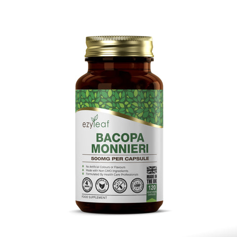 Bacopa Monnieri 500mg 120 Vegan Capsules