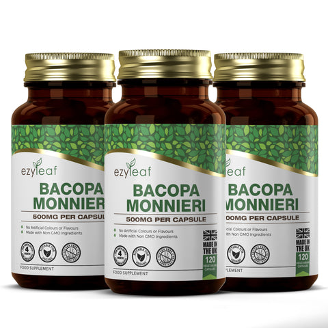 Bacopa Monnieri 500mg 120 Vegan Capsules