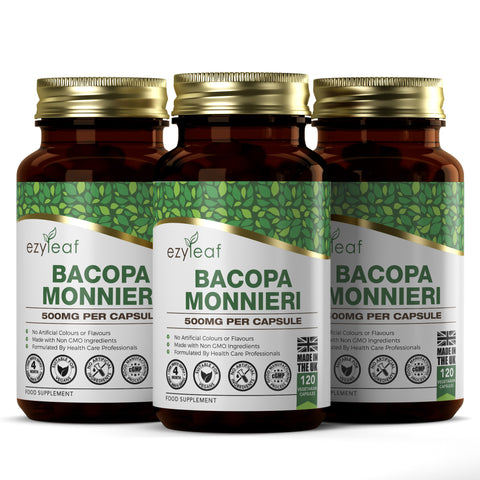 Bacopa Monnieri 500mg 120 Vegan Capsules