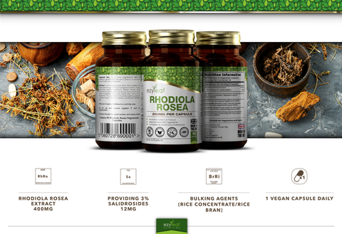 Rhodiola Rosea 200mg 90 Vegan Capsules