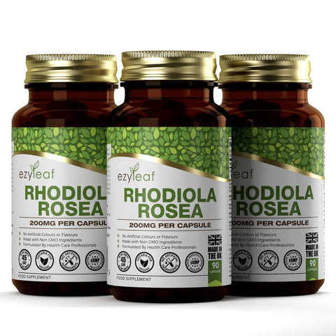 Rhodiola Rosea 200mg 90 Vegan Capsules