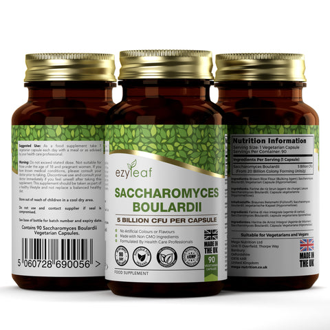 Saccharomyces Boullardi 5 Billion CFU 90 Vegan Capsules