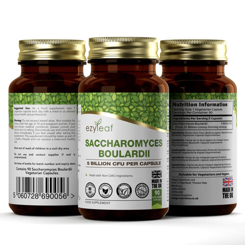 Saccharomyces Boullardi 5 Billion CFU 90 Vegan Capsules