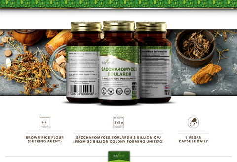 Saccharomyces Boullardi 5 Billion CFU 90 Vegan Capsules