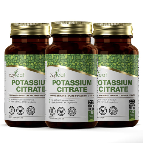 Potassium Citrate 500mg 180 Vegan Capsules